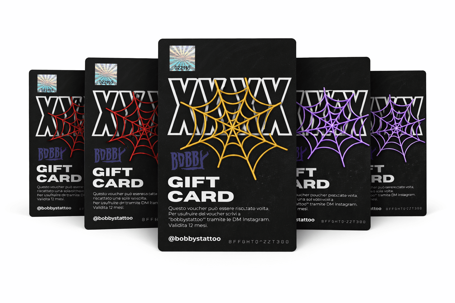 Bobby Gift Card Template